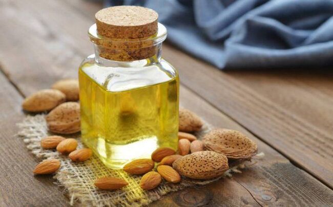 Almond oil for strength