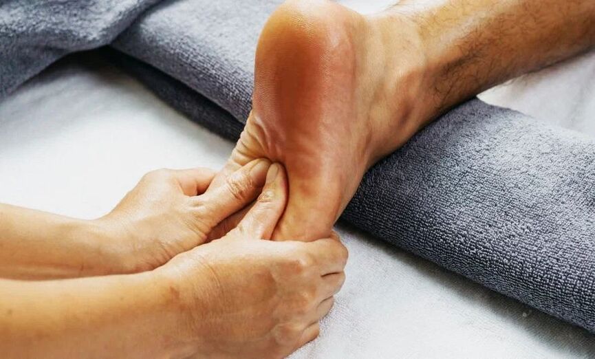 Foot massage for potency